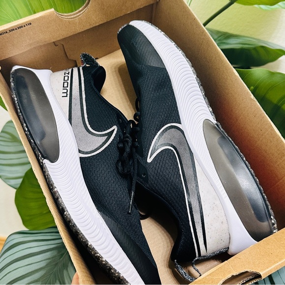 🚂NEW🌋 Nike Air Zoom Arcadia SE GS Black White Bright Crimson - Picture 6 of 7